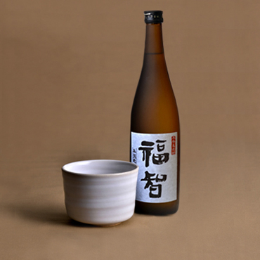 本格麦焼酎「福智」＆上野焼酎杯セット（白／藁白）