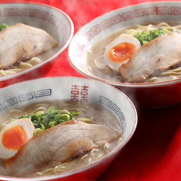 まむし 豚骨ラーメン(生スープ)3食＆チャーシュー